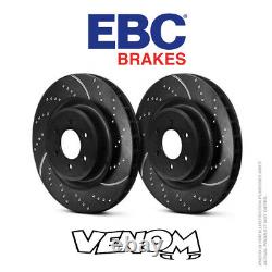 EBC GD Rear Brake Discs 264mm for Vauxhall Astra Mk4 Coupe G 2.0 Turbo 00-05