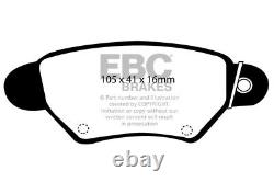 EBC Rear Brake Kit Discs & Pads for Vauxhall Astra Mk4 Cabriolet G 1.8 2000-2004