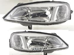 Fits Vauxhall Astra Mk4 1998-2004 Headlight Headlamp Pair Right Left O/S N/S