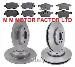For VAUXHALL ASTRA G MK4 (98-04) 5 STUD FRONT & REAR BRAKE PADS & DISCS FULL SET