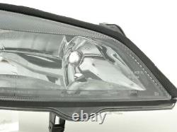For Vauxhall Astra G MK4 Headlights Black Coupe Hatchback 1998-2004 Pair
