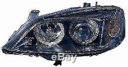 For Vauxhall Astra Mk4 98-04 Black Angel Eye Headlights Lighting Lamp