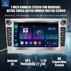 For Vauxhall Corsa C/D Antara Android 12 Car Stereo GPS Head Unit 1+16G WIFI RDS