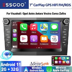For Vauxhall Corsa C/D Zafira Astra Android 11 Car Stereo Radio GPS Radio 2+32G