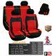 For Vauxhall Full Set Red Car Seat Covers Floor Mats Washable Dog Pet Front Rear