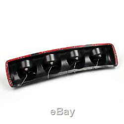 Four White Lens 4X4 Off Road Roof Top Fog Lamp H3 Bulbs Light Bar SUV #2012 T3