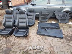 Full black heated leather interior Vauxhall Astra G Mk4 coupe seats door cards