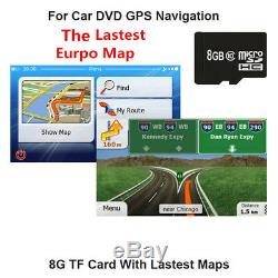 GPS 2Din 6.2Car Stereo DVD CD Player BT Auto Radio iPod + EURO Map Card 8GB