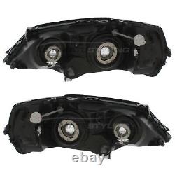 Headlights Vauxhall Astra G Mk4 Coupe 1998-2004 Chrome Headlamps Left & Right