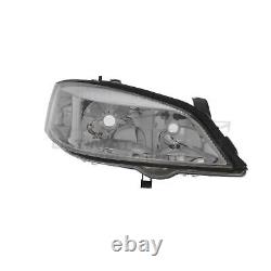 Headlights Vauxhall Astra G Mk4 Coupe 1998-2004 Chrome Headlamps Left & Right