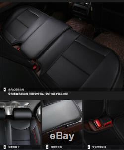 Luxury 6D PU Leather 5Seats Car Cushion Seat Covers Full Set Surrounded Cushion