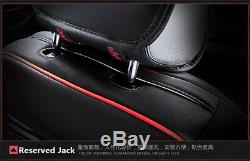 Microfiber Leather New 6D 5 seats Car Seat Cover Car Styling For Sedan SUV