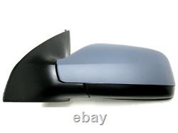 Mirror Wing Manual Left Gray For Painting For Vauxhall Astra G IV Mk4 98-06