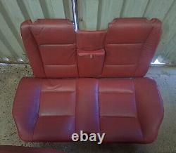 Mk4 Astra G Convertibile Red Leather Interior Seats & Doorcards