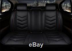 New 6D PU Leather Sport Car Styling Luxury Car Seat Cover 5 seats For Sedan SUV