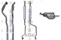New Vauxhall Astra G Zafira Complete Exhaust System Rear Centre &Front +Fittings