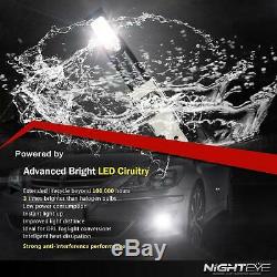 Nighteye 2X H1 1600LM 6500K Cool White LED Fog Light HeadLight Bulb Lamp 160W UK