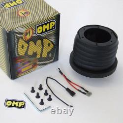 OMP RACING GP 330mm STEERING WHEEL & HUB for VAUXHALL ASTRA G MK4 ALL 25mm 98-04