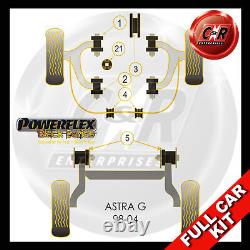 Powerflex Black Full Kit SRi/GSi 2.0T Z20LET Fits Vauxhall Astra MK4 (98-04)