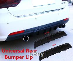 Rear Bumper Shark Fin Style Anti Scratche Body Protector Lip for 5-seat Car Suv