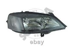 Right Driver Side Headlamp (Black Bezel) for Vauxhall ASTRA mk4 Estate 2003-2004