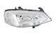 Right Headlamp (silver Bezel) For Vauxhall Astra Mk4 Convertible 1998-2003
