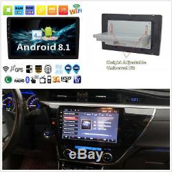 Single Din Android 8.1 10.1 Car Stereo Radio GPS WiFi 3G 4G BT DAB Mirror Link