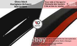 Spoiler Extension CAP Maxton Design Gloss Black For Vauxhall/ Opel Astra H VXR