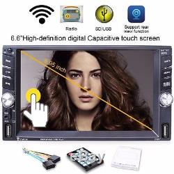 Touch Screen Mp5 Mp3 with Rear Camera Bluetooth Charger TF Aux Radio Hands-free