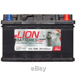 Type 100 620CCA Sealed 3 Years Warranty Lion Batteries Car Battery 12V 70Ah