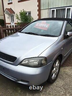 VAUXHALL ASTRA G MK4 CABRIOLET 51 Plate 1.8 Metallic Pearl Mirage Silver Blue