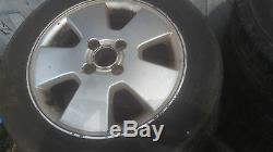 Vauxhall Astra G Mk4 Set Of Four Alloys With Tyres 15 Inch 5 Spoke 4 Stud