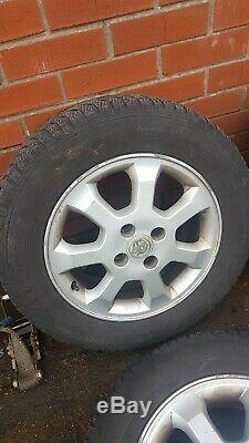 VAUXHALL ASTRA MK4/5 4 STUD 15 ALLOY WHEEL 195 65 R15 with tyres