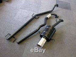 VAUXHALL ASTRA Mk4 1.8L 16V SPORTS EXHAUST SYSTEM 2001-2005 SQUARE TIP