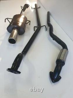 VAUXHALL ASTRA Mk4 COUPE 1.6L 16V SPORTS EXHAUST SYSTEM 2001-2005 3.5 Tip