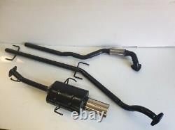 VAUXHALL ASTRA Mk4 COUPE 1.8L 16V SPORTS EXHAUST SYSTEM 2001-2005 SQUARE Tip