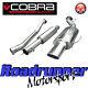 Vz02g Cobra Astra Turbo Coupe Mk4 Exhaust System 3 Stainless Cat Back Resonated