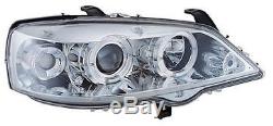 Vauxhall Astra G (98-04) Chrome Halo Angel Eye Projector Front Headlights Lights