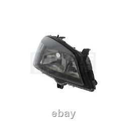 Vauxhall Astra G Headlights Mk4 Convertible 2001-2006 Black Inner Headlamps Pair