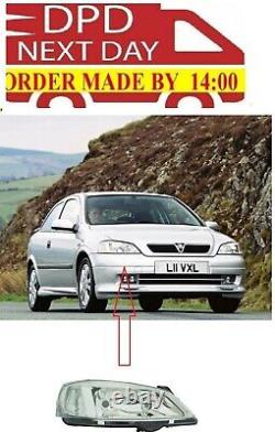 Vauxhall Astra G Headlights Mk4 Hatchback 1998-2005 Chrome Inner Headlamps Pair