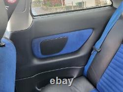 Vauxhall Astra G MK4 Bertone Coupe Half Leather & Blue Suede Seats Full Interior