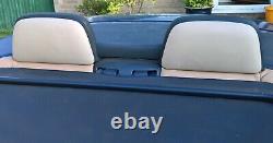 Vauxhall Astra G MK4 Convertible Cabriolet Rare Rear Headrests in Beige Leather