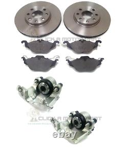 Vauxhall Astra G Mk4 1998-2004 Front Brake Discs And Pads & Calipers (4stud)