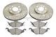 Vauxhall Astra G Mk4 1.6 16v Sxi Front Drilled Grooved Brake Discs & Mintex Pads