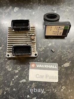 Vauxhall Astra G Mk4 1.8 Z18XE Engine ECU set + Car Pass 55351751 5WK91726 UHM33