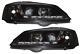 Vauxhall Astra G Mk4 98-04 Black R8 Led Drl Headlights 1 Pair