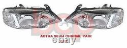Vauxhall Astra G Mk4 98-04 Headlights Headlamps 1 Pair Drivers & Passengers