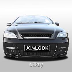 Vauxhall Astra G Mk4 GSi Opel OPC Front Bumper ABS Plastic inc Fog Lamps Pair