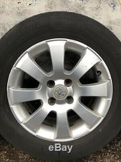 Vauxhall Astra G Mk4 H Mk5 Corsa Combo Van 15 Inch Alloy Wheels & Good Tyres