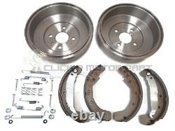 Vauxhall Astra G Mk4 Rear 2 Brake Drums And Shoes Set & Fitting Kit Springs Clip
